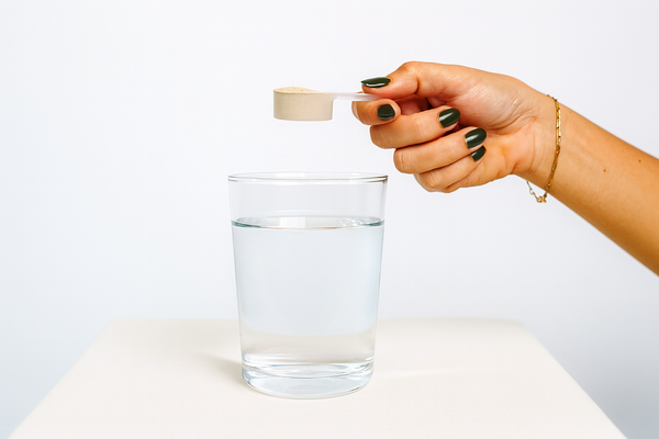 Pour 16 oz cold water