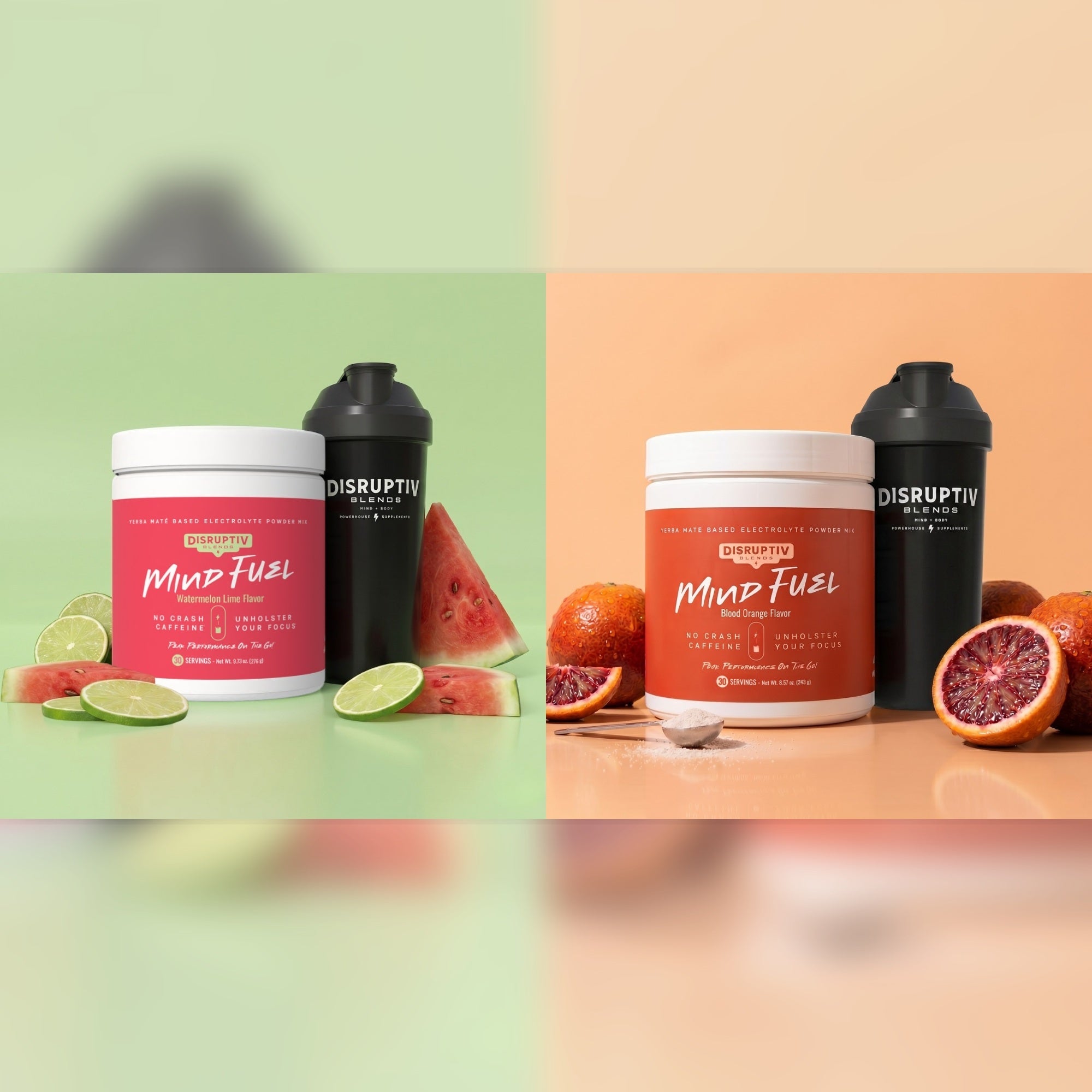 Mind Fuel variety bundle with Watermelon Lime and Blood Orange